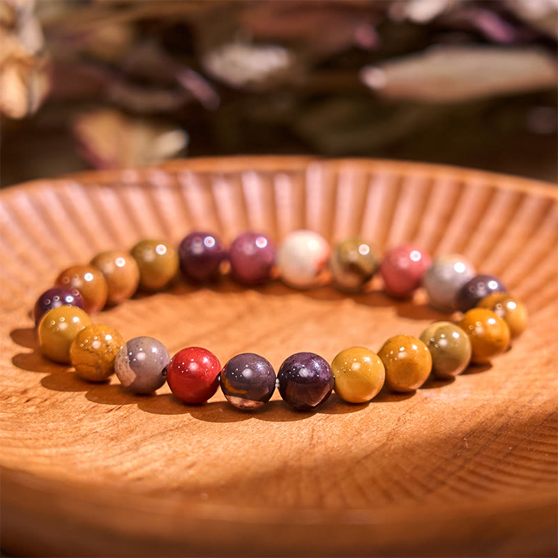 Bracelet de croissance émotionnelle en mookaïte