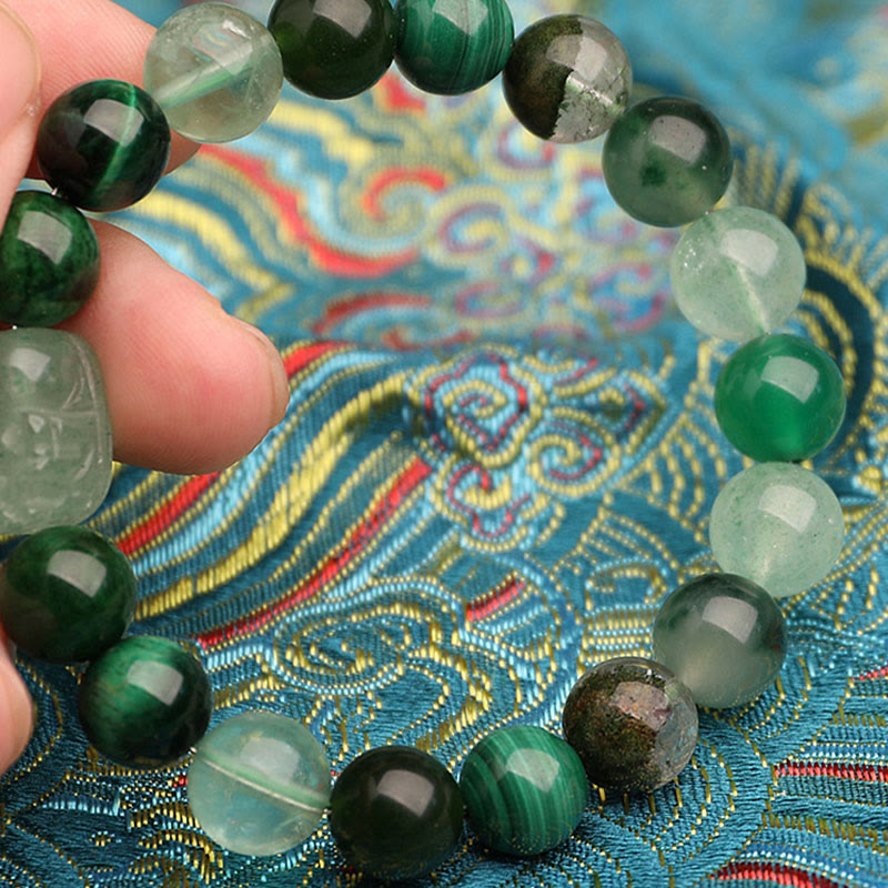 Five Elements 10mm Agate Luck Bracelet for Balance
