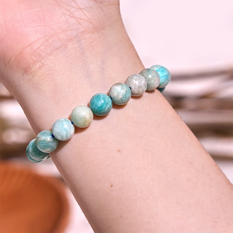 Bracelet d'équilibre spirituel en amazonite