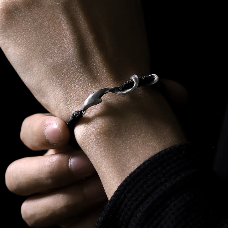 Bracelet de protection en argent sterling pour homme