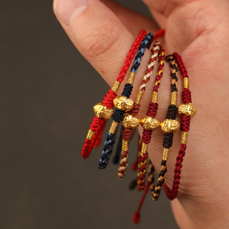 Bracelet Fortune Année du Serpent en or 999