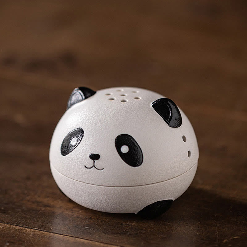 Brûleur d'encens Panda en céramique pour la méditation et la relaxation