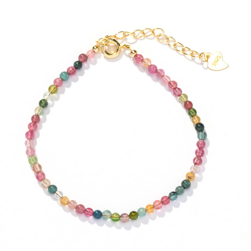 Bracelet Sagesse Tourmaline Multicolore 2 mm