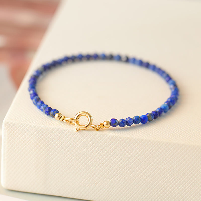 3mm Lazurite Ultra-Thin Balance Bracelet for Meditation