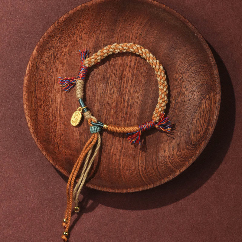 Adjustable Tibetan Colored Rope Nafu Luck Spiritual Bracelet