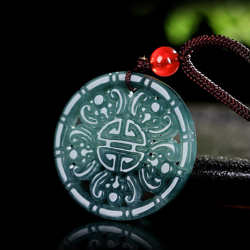 Collier Abondance en lingot de jade | Pendentif Prospérité