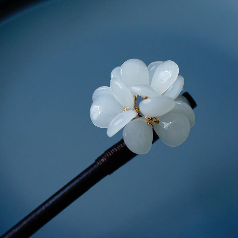 Symbolisme de l'épingle à cheveux chinoise en bois de grain Liuli