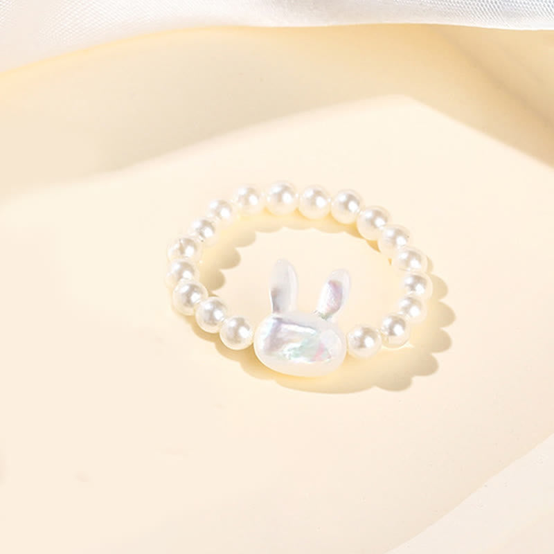 Bague spirituelle en pierre Tridacna de 3 mm