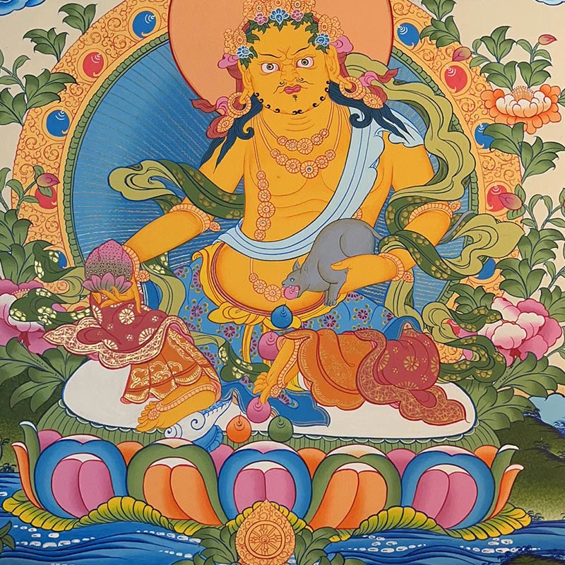 27.56 inch Tibetan Thangka Mandala Wall Art Decoration