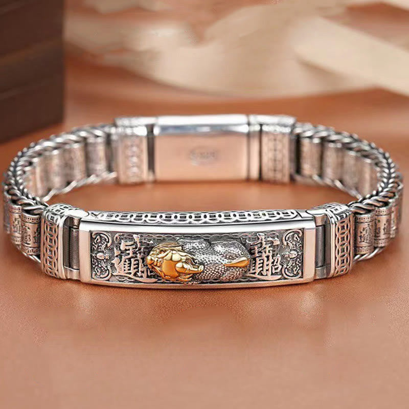 Copper Pi Xiu Prayer Wheel Pixiu Bracelet 7.1in (18cm)