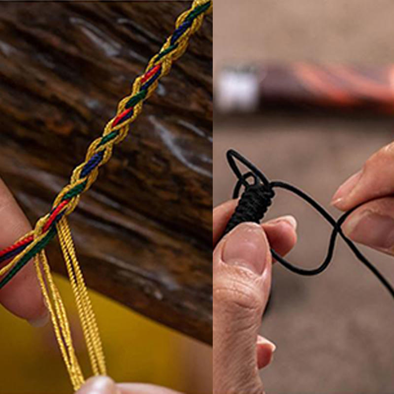 Bracelet porte-bonheur tibétain unisexe en os de chameau et agate rouge