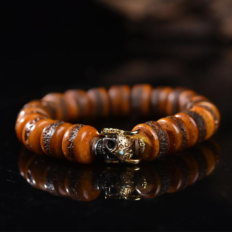 Yak Camel Bone Balance Bracelet | Spiritual Protection