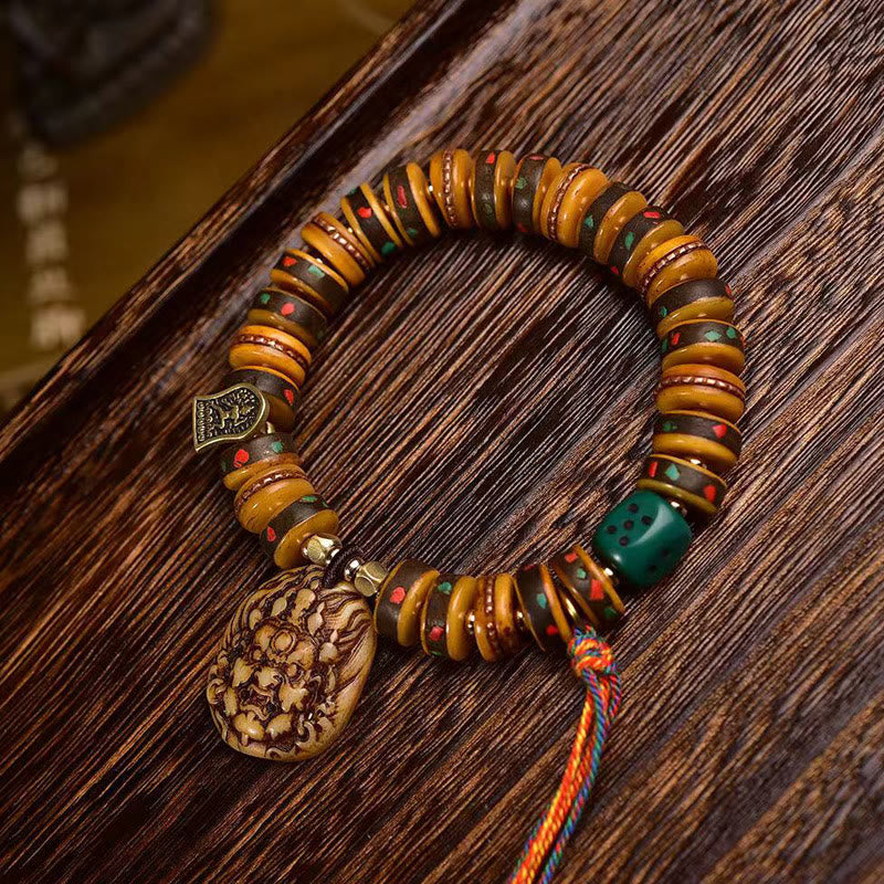 Camel Bone Spiritual Protection Bracelet 14-16cm Unisex