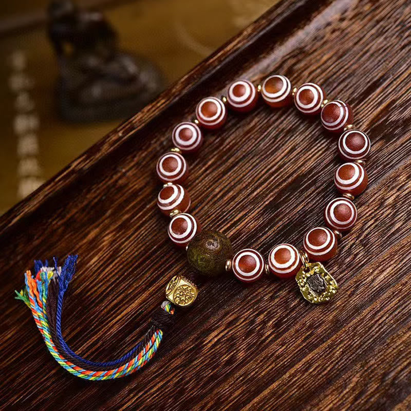 Bracelet Confiance en agate rouge 10 mm | Sons de guérison