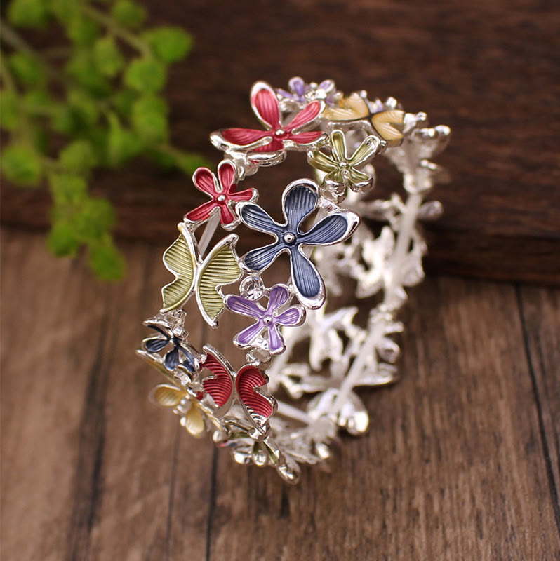 Colorful Butterfly Alloy Spiritual Bracelet for Love & Freedom