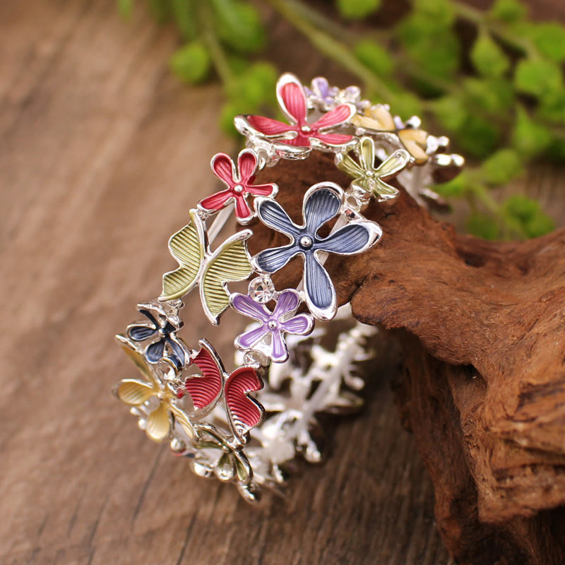 Colorful Butterfly Alloy Spiritual Bracelet for Love & Freedom