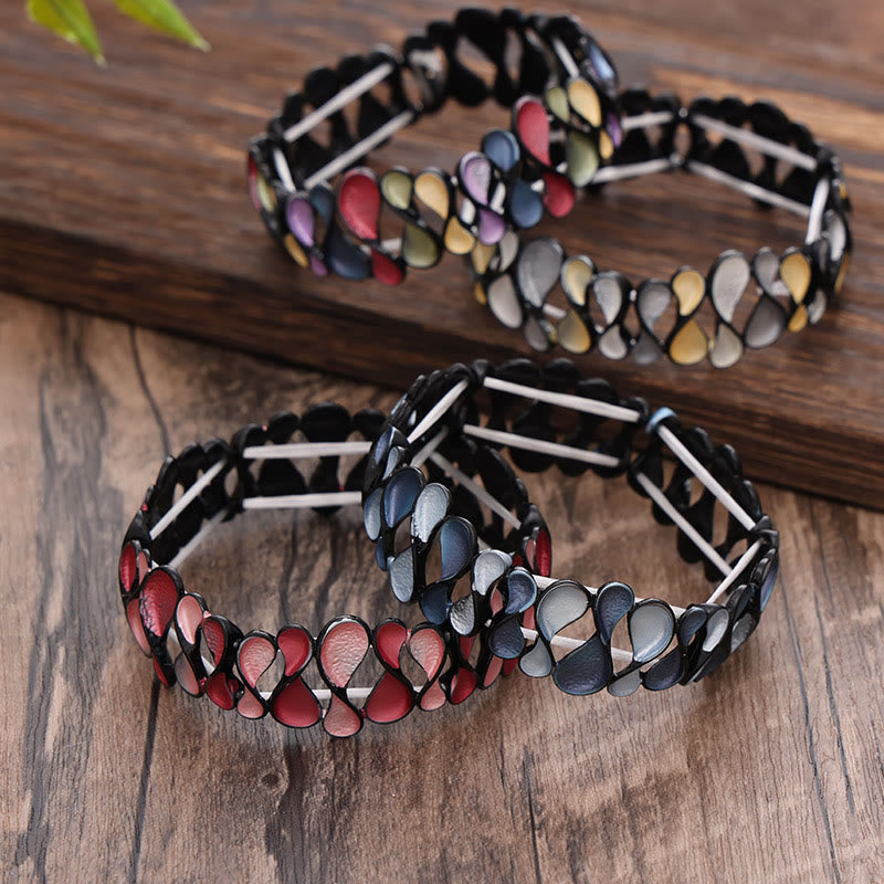 Colorful 8-Shaped Copper Alloy Spiritual Healing Bracelet