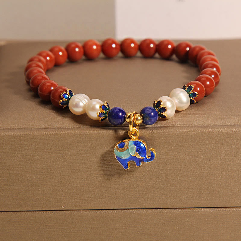 Bracelet en agate rouge du Sud avec cadenas de paix pour femme, poignet de 18 cm
