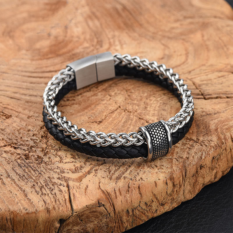 Titanium Steel Magnetic Buckle Balance Bracelet