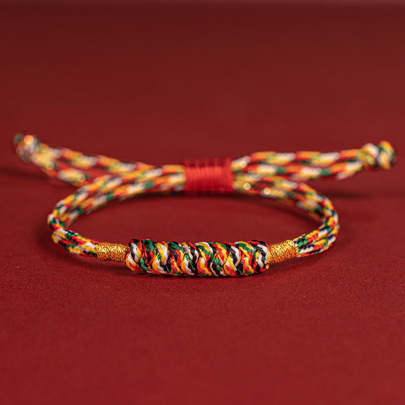 Bracelet de protection fait main en fil rouge unisexe 11-17 cm