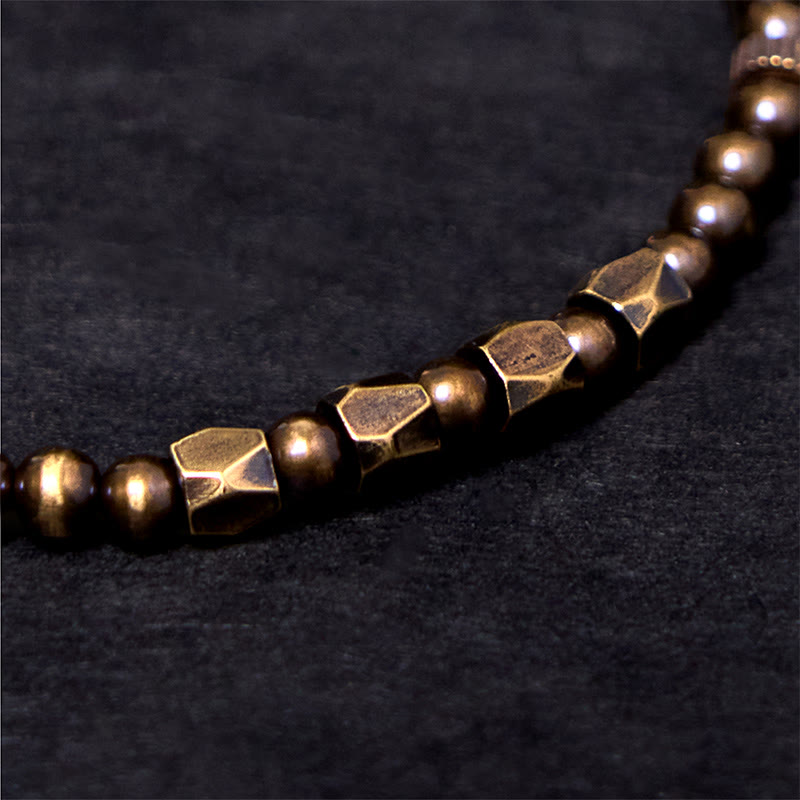 Bracelet de richesse en cuivre et laiton | Bijoux spirituels vintage