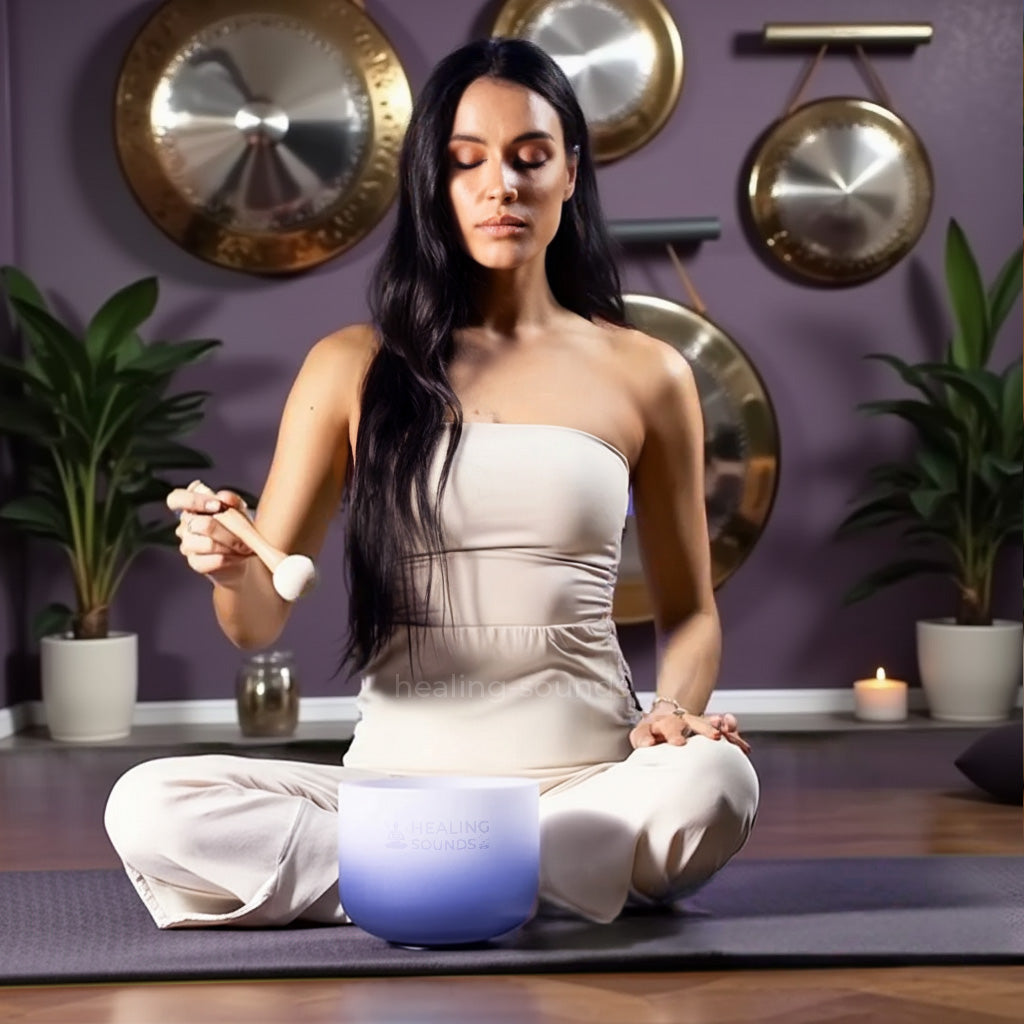 Instrument de méditation Chau Gong miroir de 18 à 36 pouces