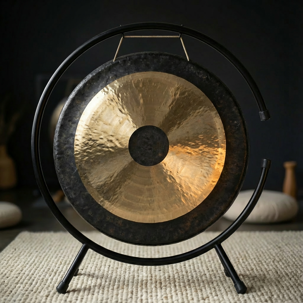 Gong Chau de 18 pouces avec support pour la relaxation sonore
