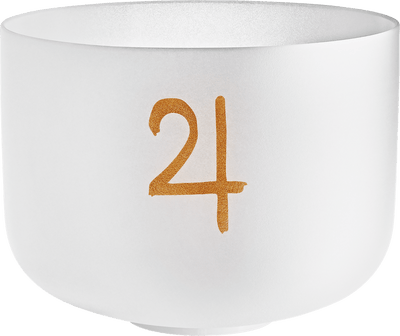 Bol chantant planétaire en cristal Jupiter 183,58 Hz (30 cm)