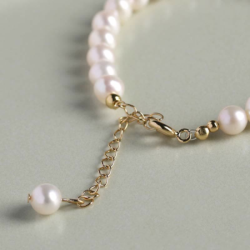 Bracelet en jade Hetian et perles naturelles pour le bonheur et la guérison