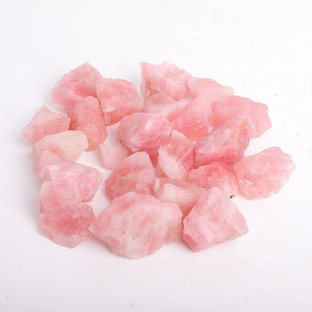 1 kg de pierre de guérison en cristal brut de quartz rose