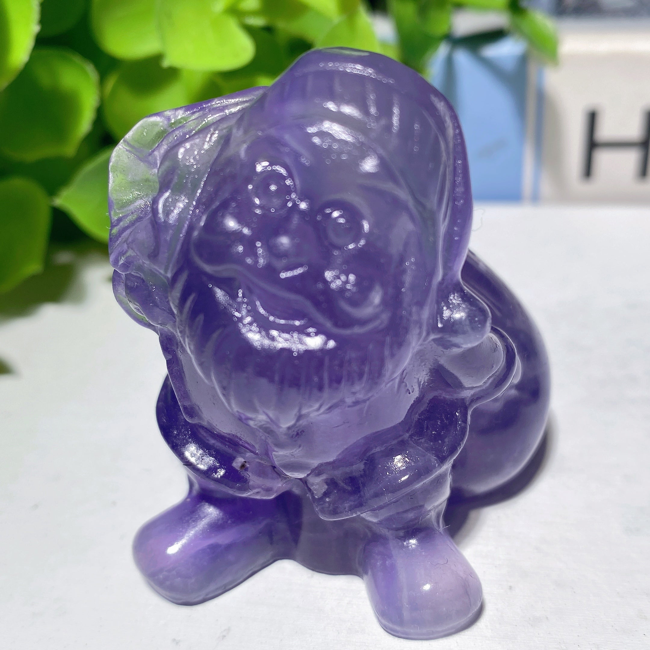 Figurines de Père Noël en cristal mixte de 5 à 6 cm pour la guérison