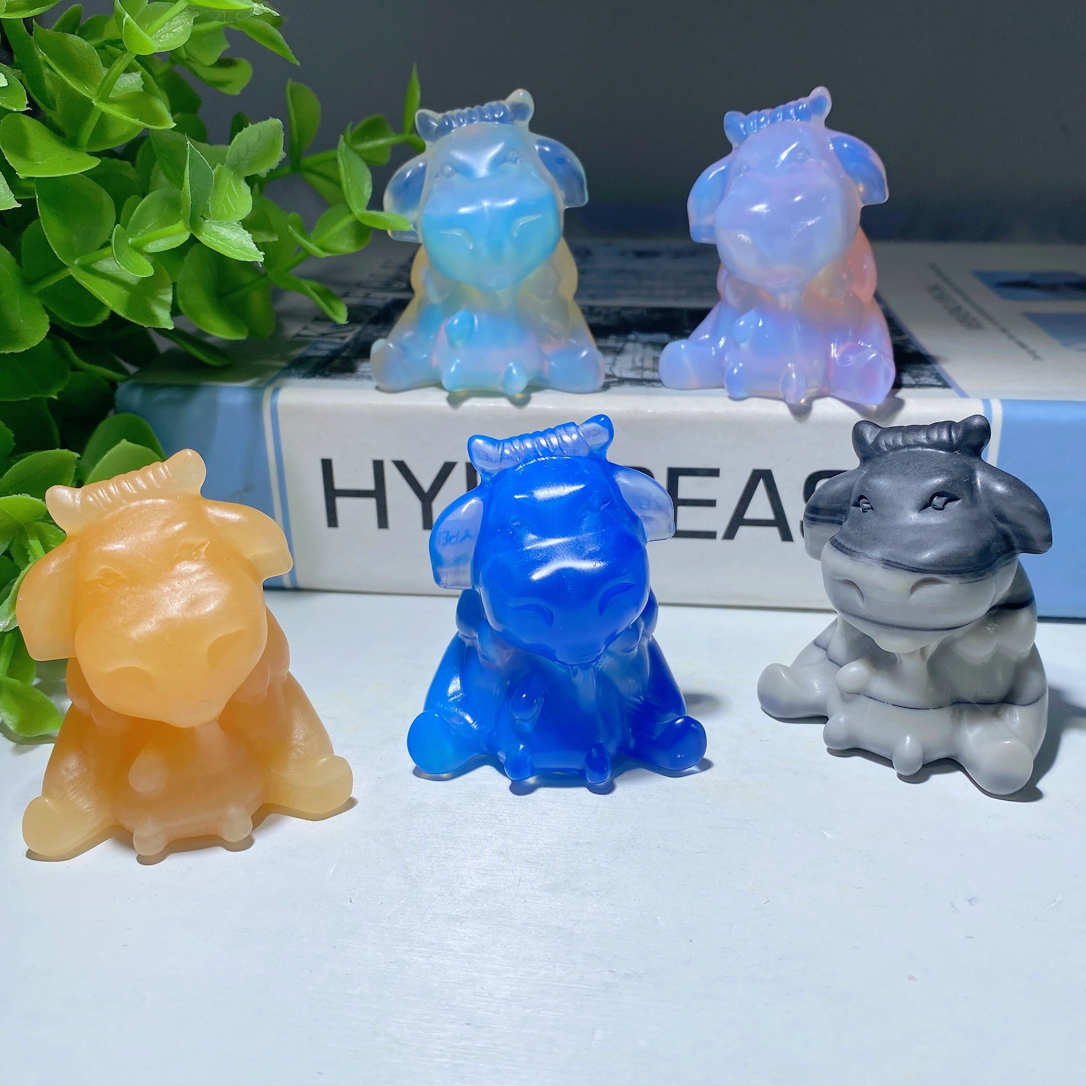 2.0 inch Mixed Crystal Animal Carvings for Healing & Energy