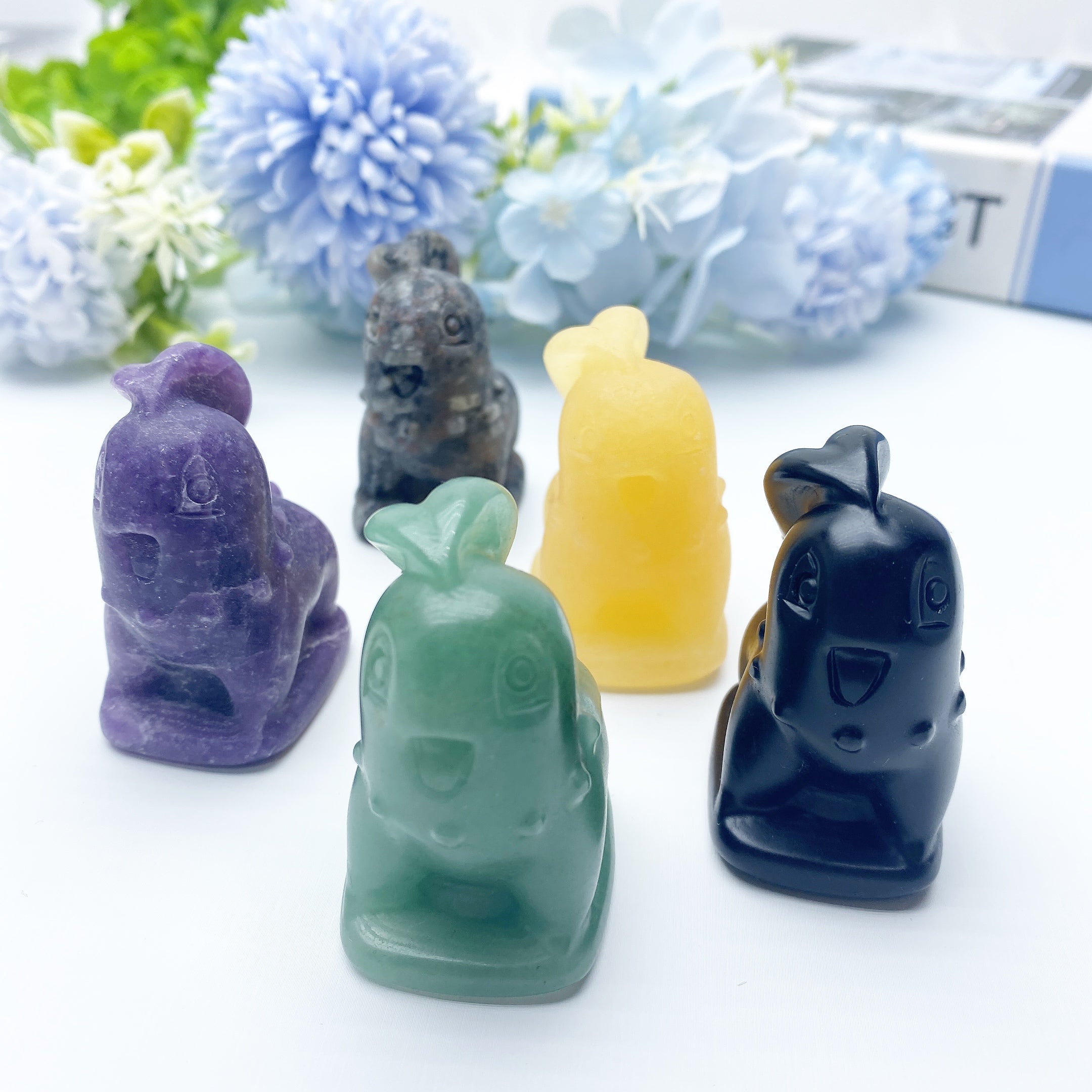 2.0 Inch Mixed Crystal Animal Carvings | Healing Figurines