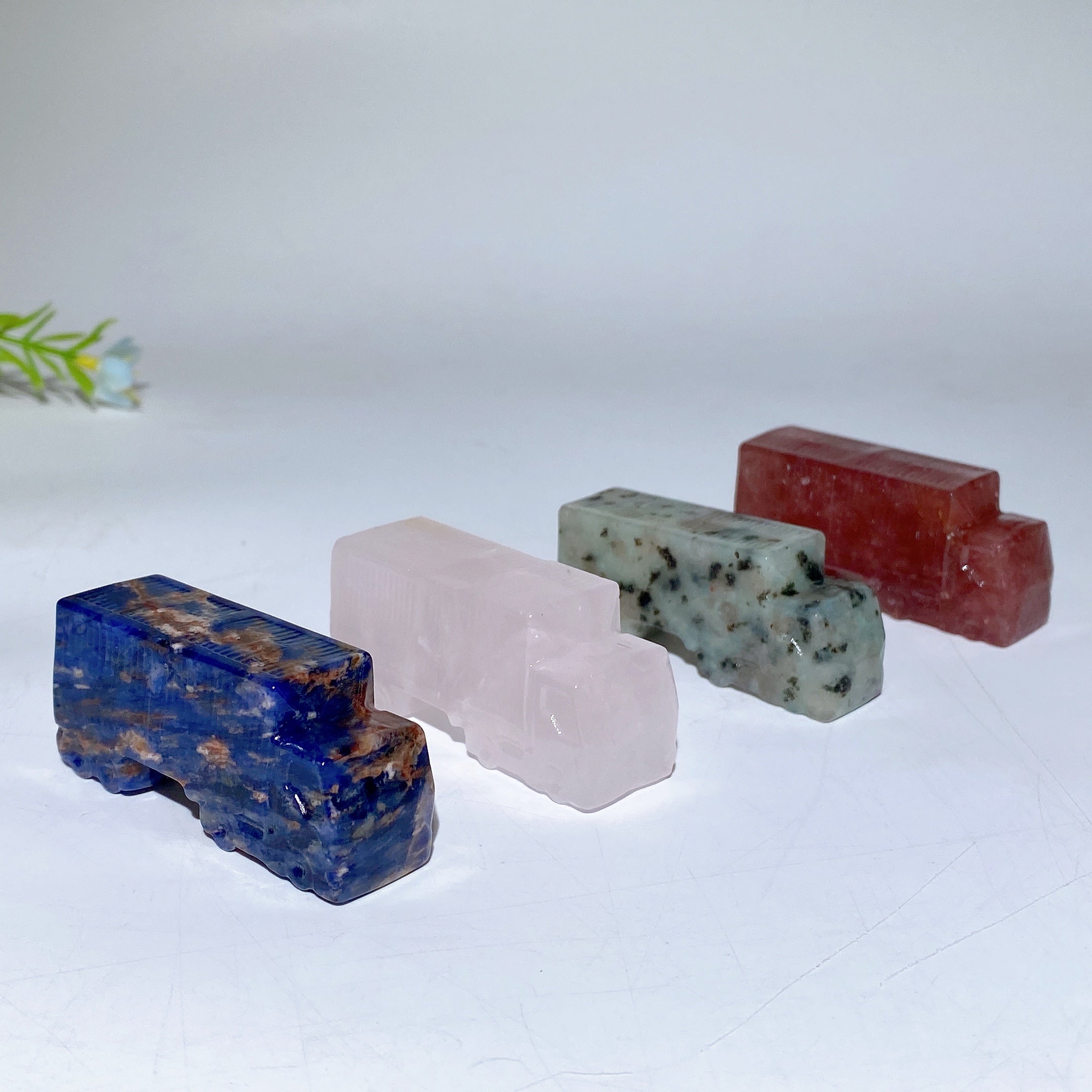 Figurines en cristal sculptées de 5,6 cm pour l'énergie de guérison
