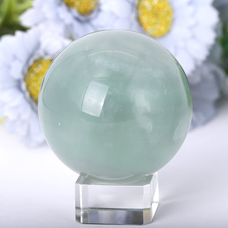 2.5-4.5 inch Fluorite Crystal Sphere for Healing