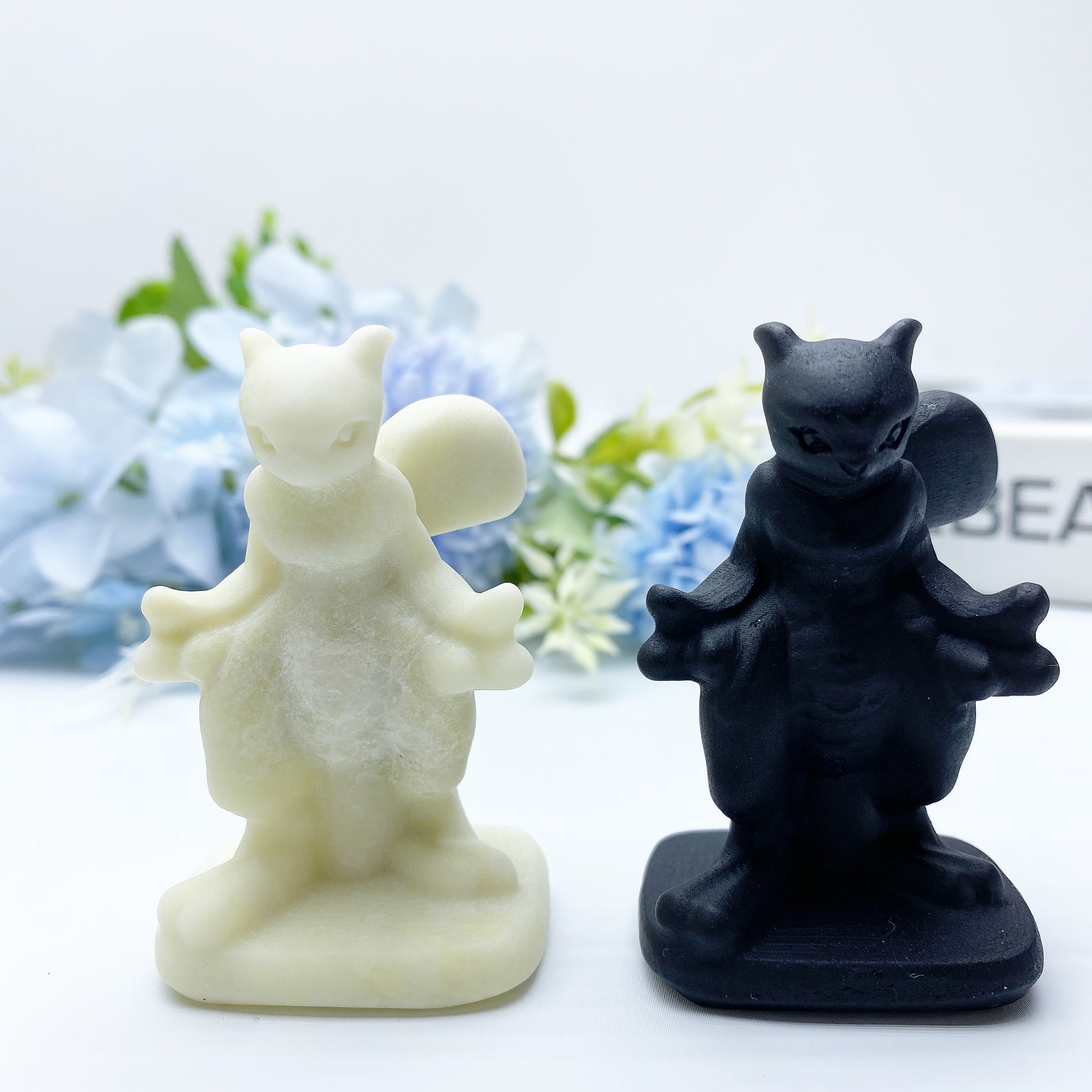 2.5" Black Obsidian and Serpentine Animal Figurines | Spirit Totems