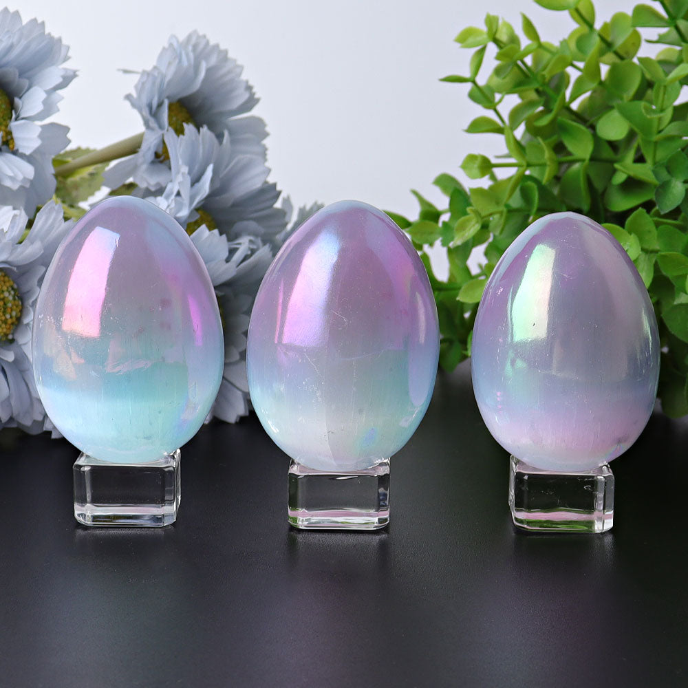 Pierre de paume Aura Angel de 2,5 pouces pour la guérison et la méditation