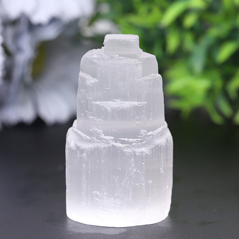 2.5 Inch Selenite Crystal Tower for Meditation & Energy