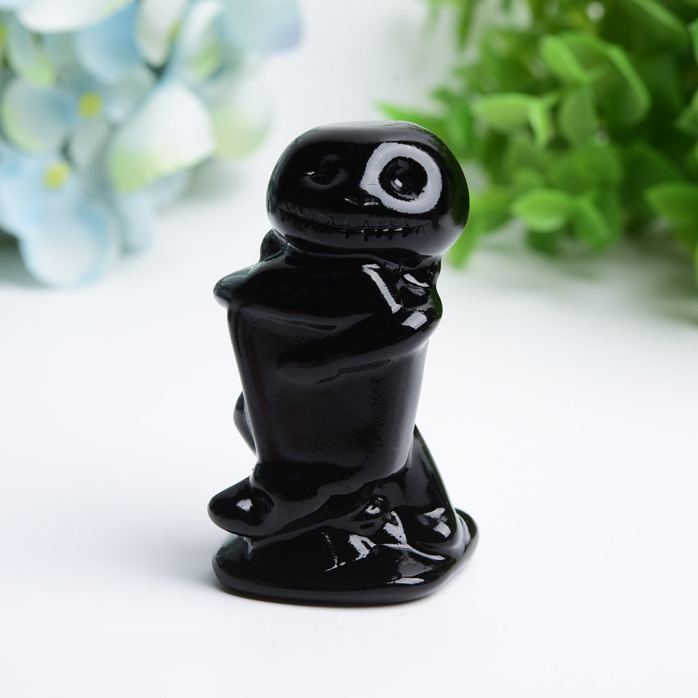 Figurine en cristal mixte de 6,35 cm, sculpture Jack Skellington
