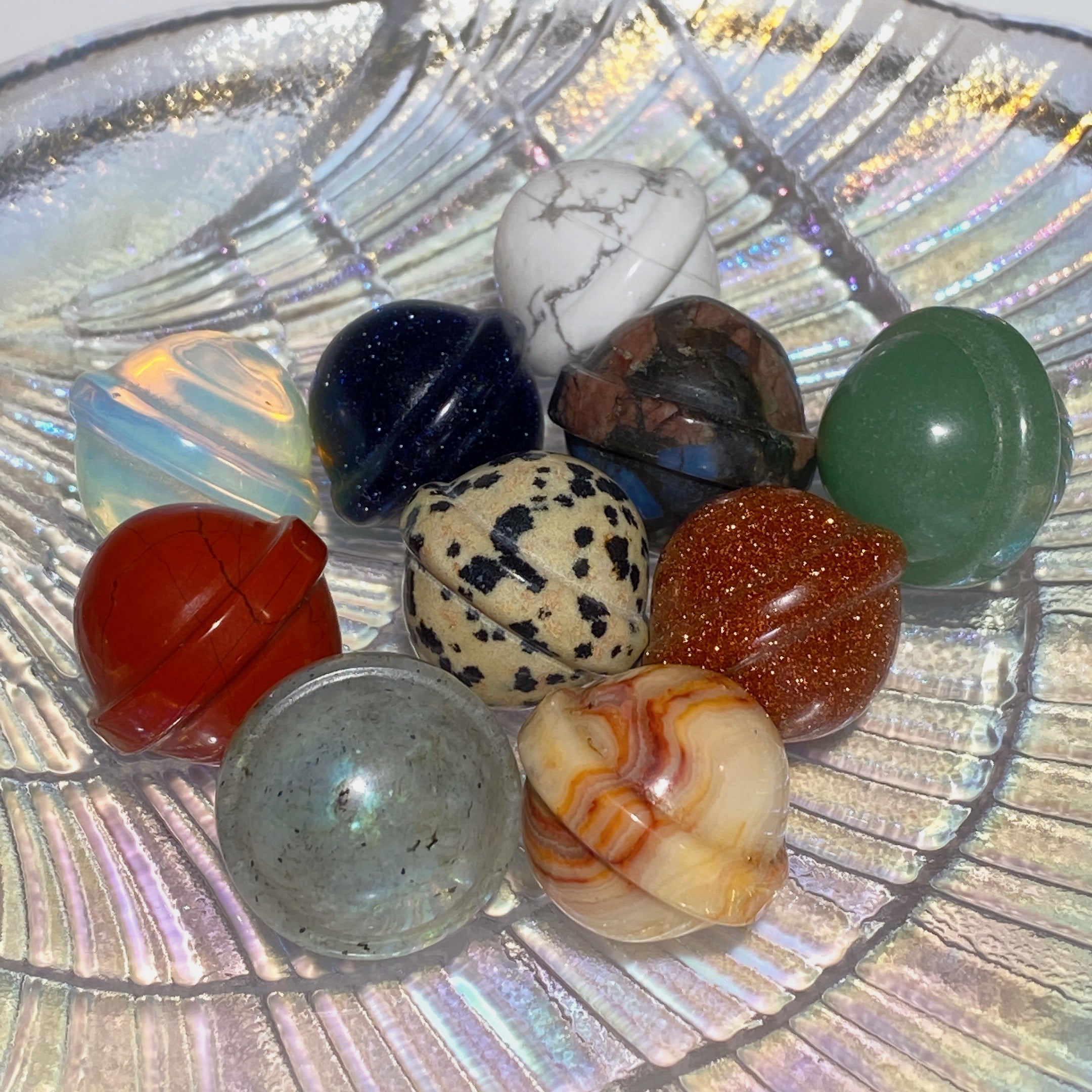 20mm Mixed Crystal Healing Spheres for Energy & Balance