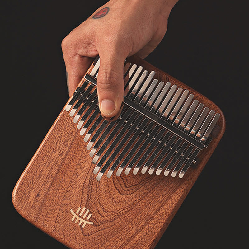 Piano à pouce Kalimba 21 touches en bois de santal jaune pour la méditation