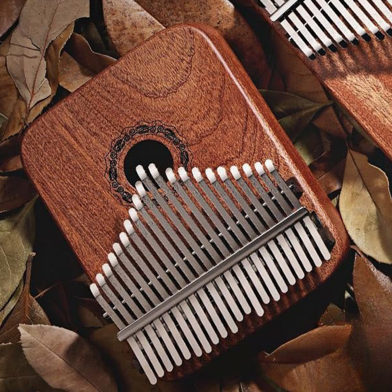 Kalimba 21 touches en bois de santal jaune - Musique de méditation