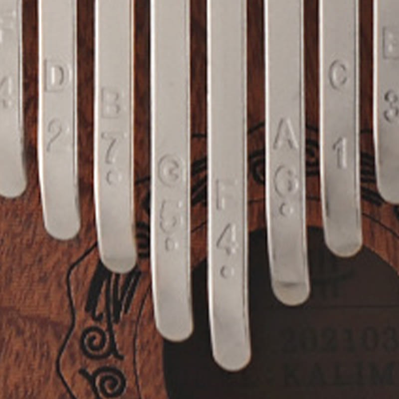 Kalimba 21 touches en bois de santal jaune - Musique de méditation