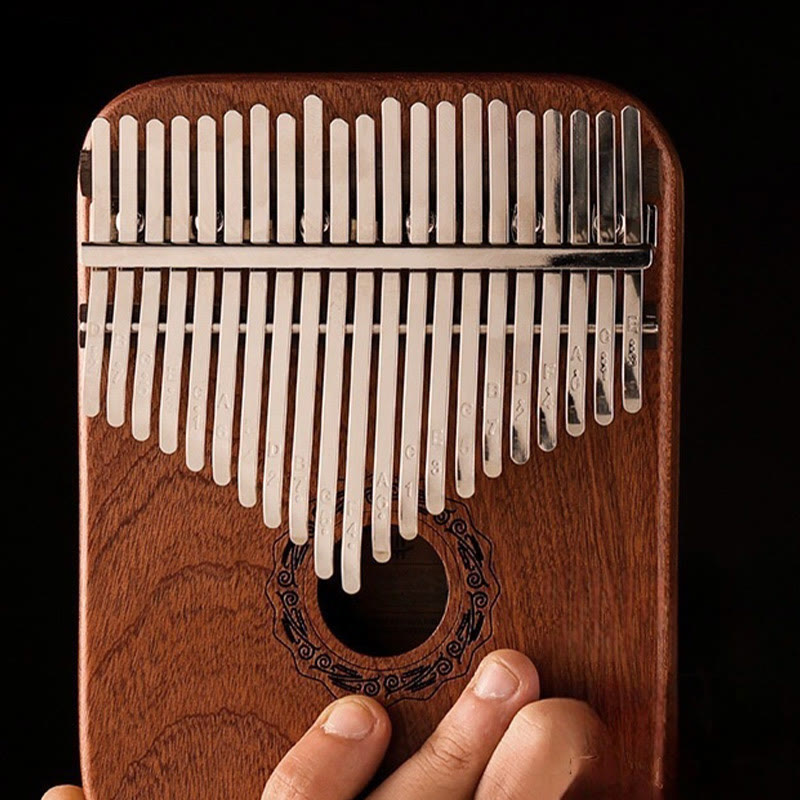 Kalimba 21 touches en bois de santal jaune - Musique de méditation