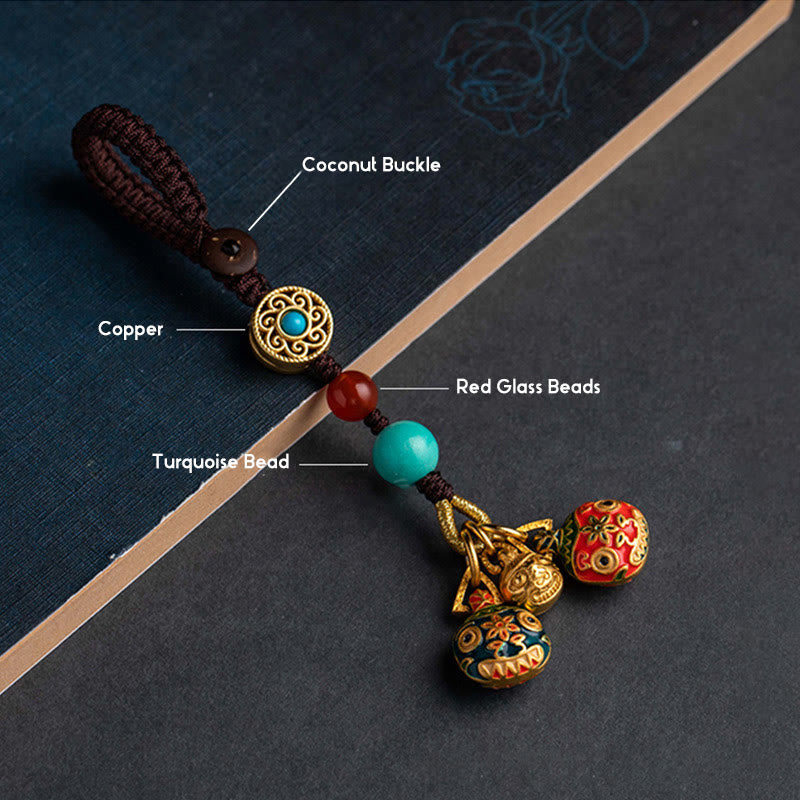 Porte-clés porte-bonheur de la famille des bêtes avaleuses d'or pour la richesse spirituelle