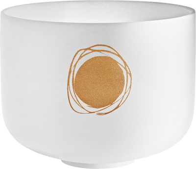 Bol chantant planétaire en cristal à résonance Schumann 250,56 Hz (30 cm)