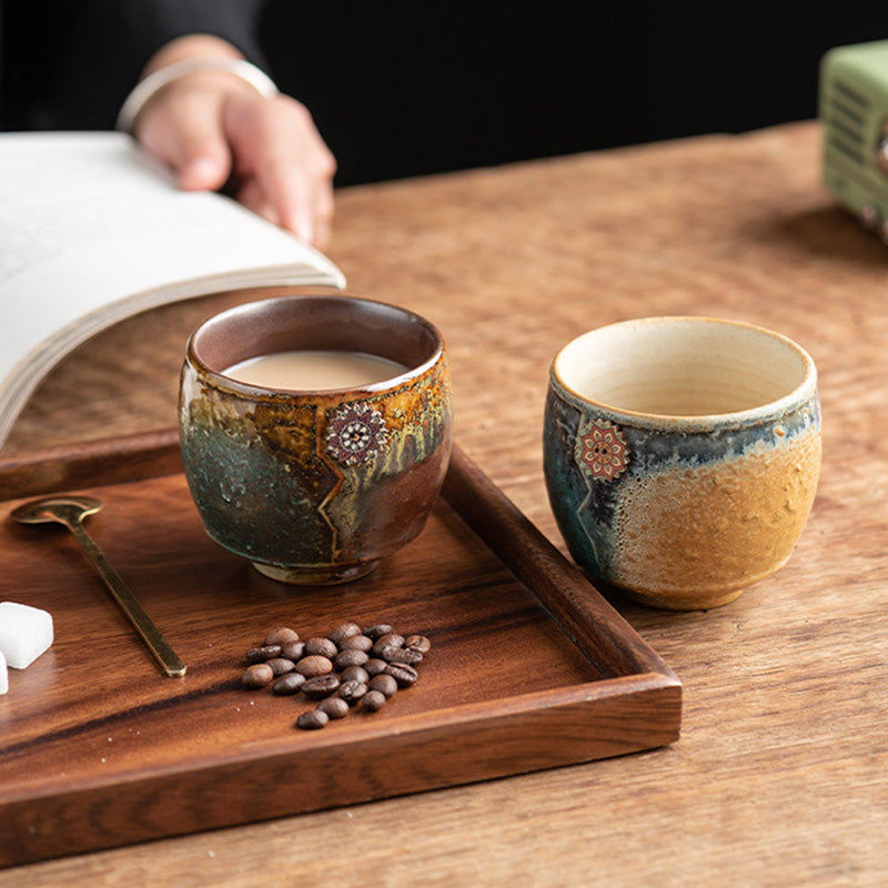 Tasse à café zen en céramique tournesol 250 ml