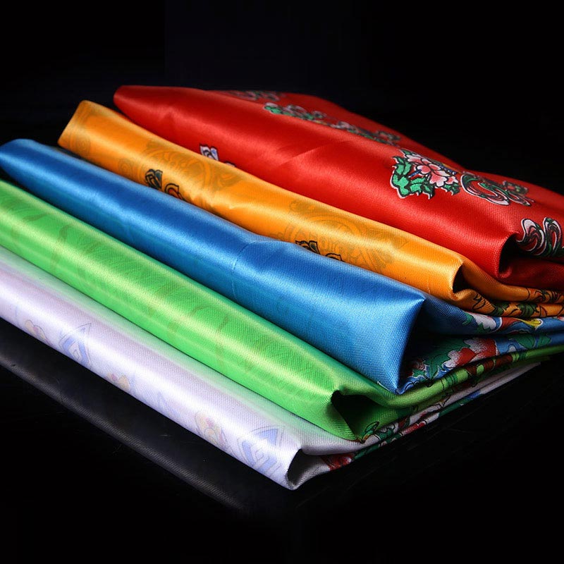 Tibétain Lucky Blessing Khata 240cm Eco Zen Décor