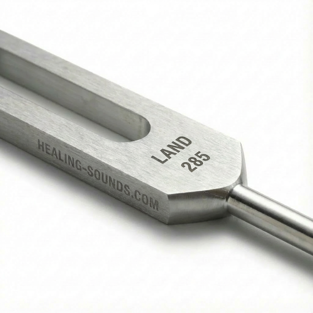 Ensemble de diapasons à résonance longue avec étui et percuteur, thérapie sonore