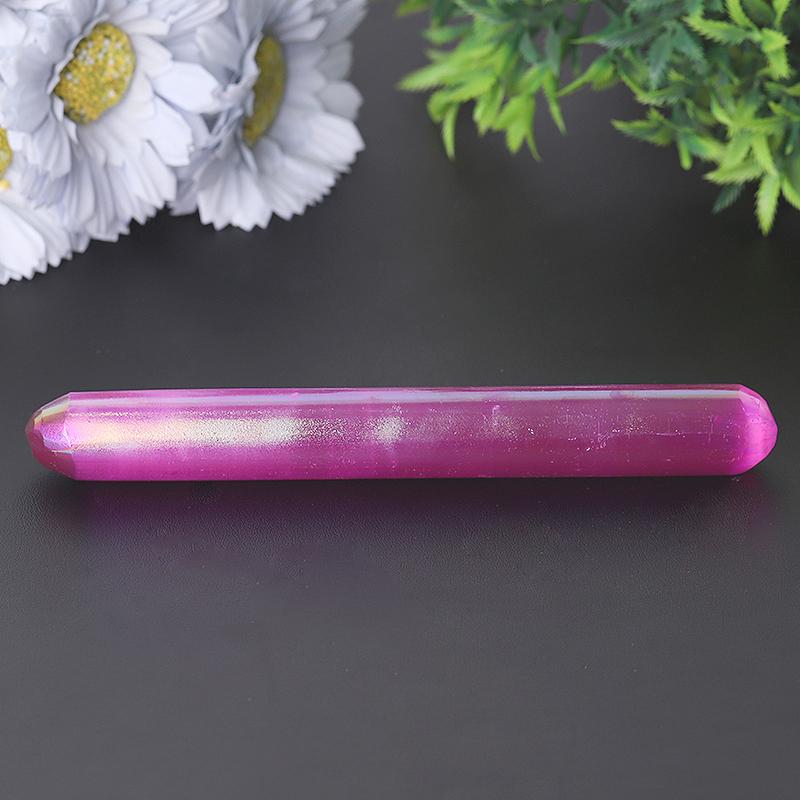 Baguette en cristal de sélénite de 6 pouces pour la paix et la clarté